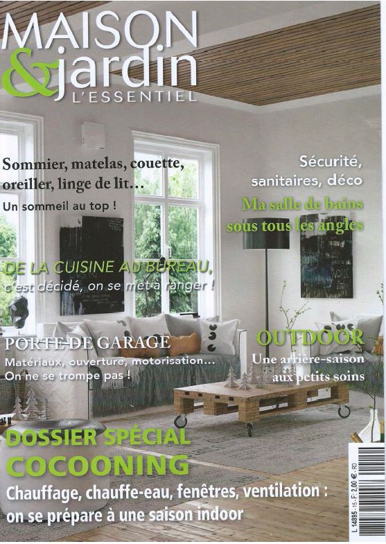 Maison & jardins l'essentiel noviembre 2015