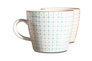 6 tazas de porcelana Brüni