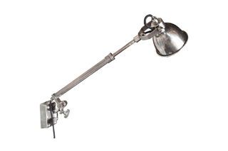 Aplique de pared telescópico plateado Tuk