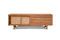 Miniatura Armario de TV en roble claro Aarne Clipped