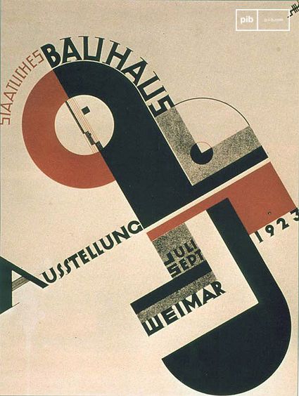 Cartel de la Bauhaus 1923