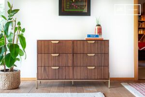 Mueble recibidor Neutra de madera oscura