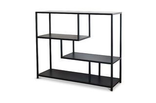 Consola en metal negro Duvignac