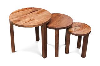 Mesa apilable de 3 piezas Roza