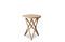 Miniatura Mesa auxiliar de madera Estrella Clipped