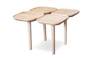 Mesa auxiliar de madera Kädri