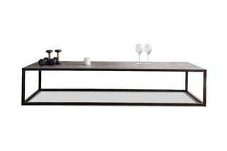 Mesa de centro de cuero Rothmann