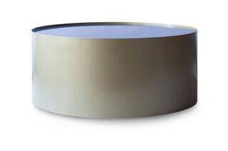 Mesa de centro de latón y mármol Dickinson