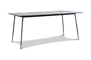 Mesa de comedor de madera natural Sherman