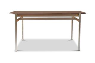 Mesa de comedor de madera oscura Pitea