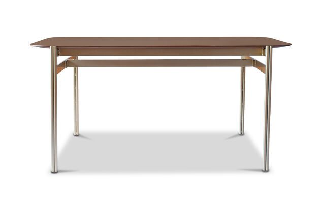 Mesa de comedor de madera oscura Pitea
