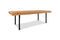 Miniatura Mesa de comedor grande de madera clara Avesta Clipped