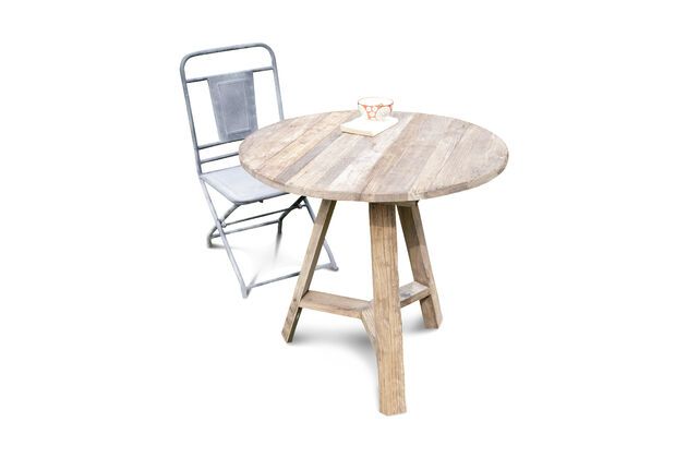 Mesa de olmo recuperado