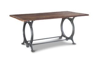 Mesa de madera antigua Tonnel