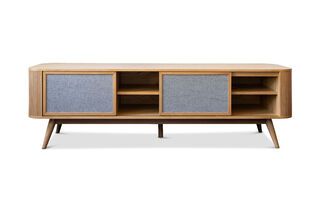 Mueble TV madera clara Lulea