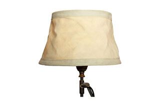 Pantalla de lampara Victoria color beige de 25 cm