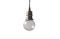 Miniatura Pequeña lámpara colgante plateada Darwin Clipped