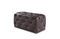 Miniatura Puf de cuero Dark Chesterfield Clipped