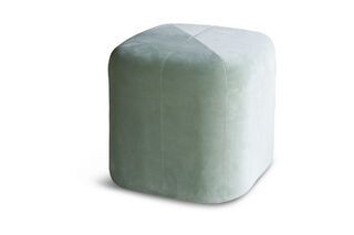 Puf de terciopelo verde Skagen