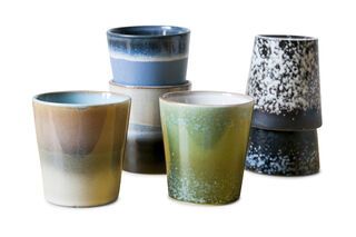 Seis tazas de café Ceramix