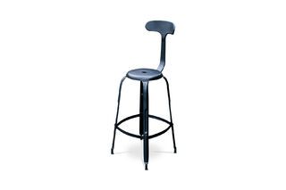 Silla de bar con remaches negros