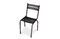 Miniatura Silla Pretty barnizada con metal oscuro Clipped