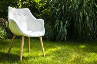 Sillón blanco Patchwork