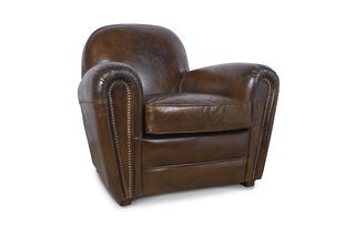 Sillón de cuero Cigar Club