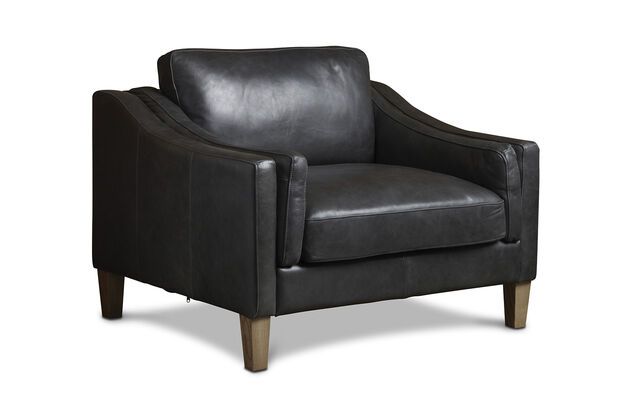 Sillón de cuero Heidsieck