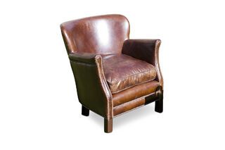 Sillón de cuero Turner