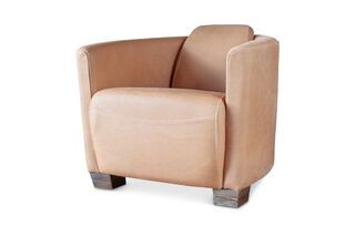 Sillón de piel camel Red Baron