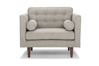 Sillón de tela Silkeborg
