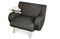 Miniatura Sillón negro Geneva Clipped