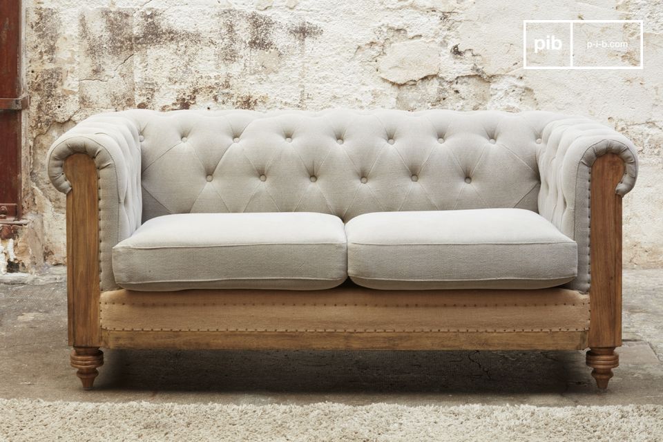 La comodidad de un sofá original, irresistiblemente retro.