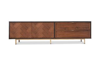 Soporte de TV de madera oscura Neutra