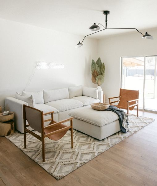 Un interior minimalista y moderno